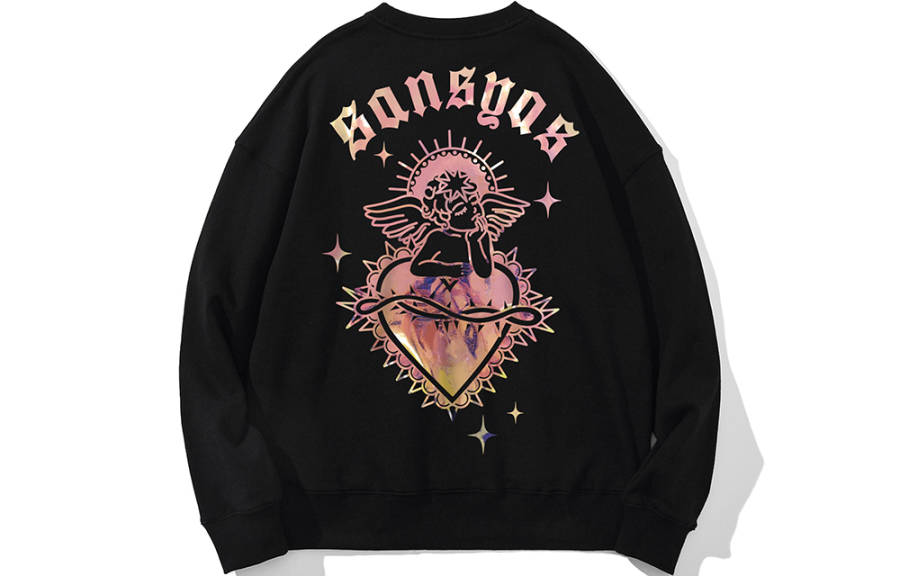 SANSYAS SANSYAS Sweatshirts Unisex Crew Neck Moderate Regular