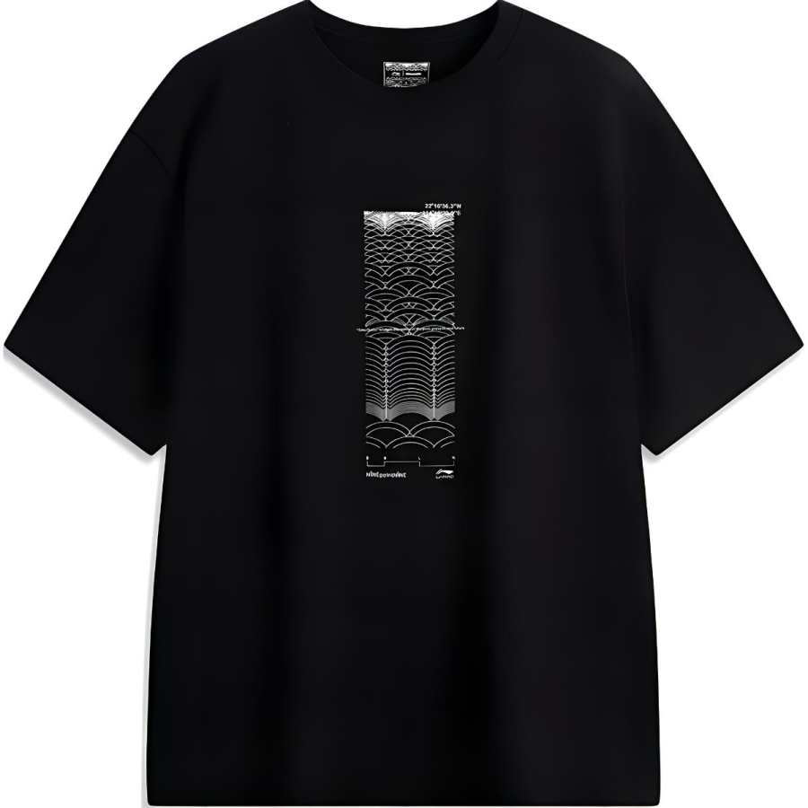 Li-Ning Li Ning x NINEPOINTNINE Sports Life Collection T Shirt Unisex Black