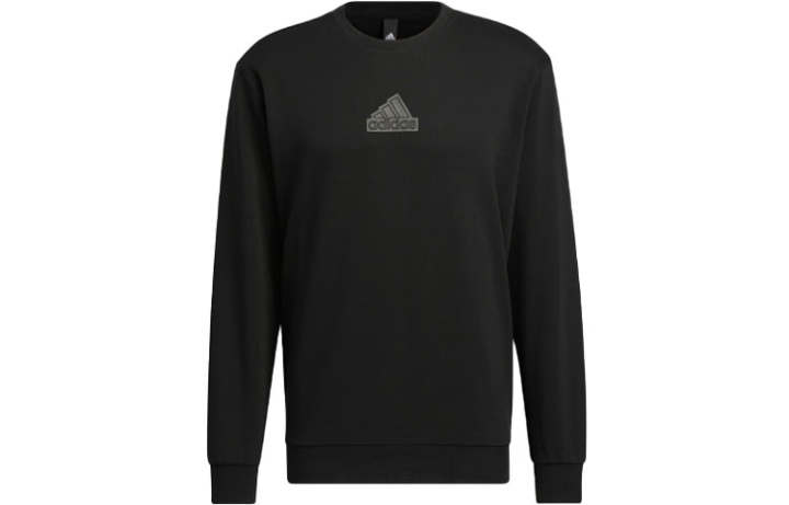Adidas Adidas Sweatshirts Men's Black Crew Neck Moderate Regular