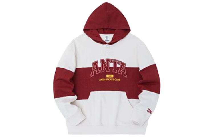 ANTA Anta Life Collection Sweatshirt Unisex Euryale Stone White