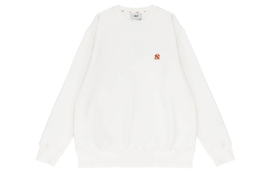 MLB MLB Sweatshirts Unisex Ivory White Crew Neck Moderate Regular