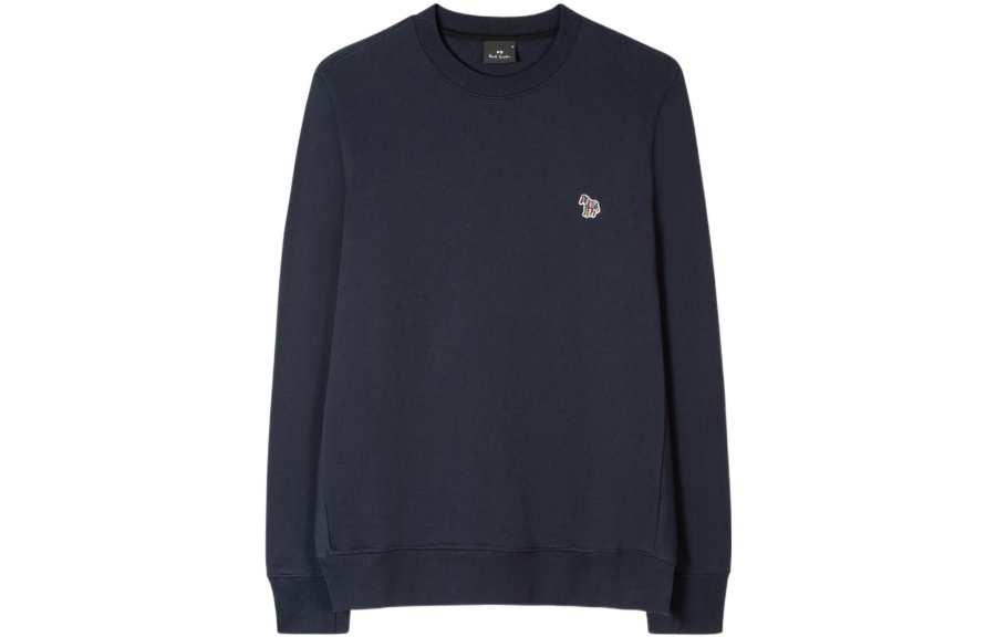 Paul Smith Ps Paul Smith Zebra Logo Embroidered Crewneck Sweatshirt