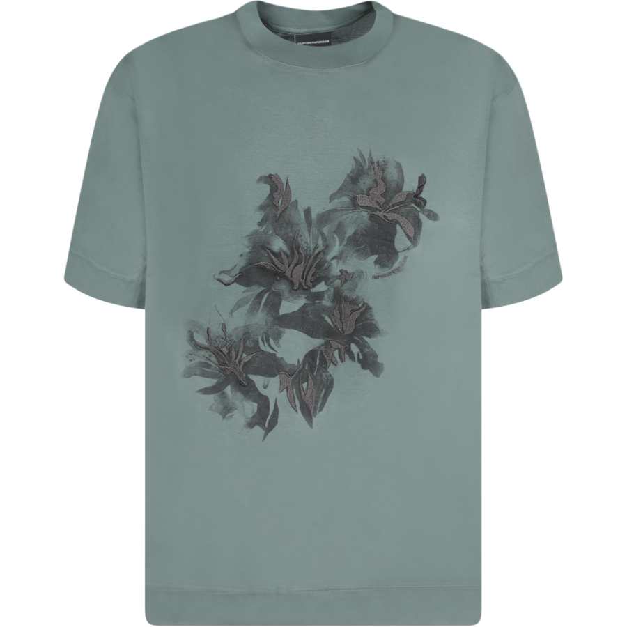 EMPORIO ARMANI Floral print T shirt