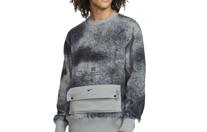 Nike Nike Sweatshirts Men's Gray Crew Neck Thickened Regular