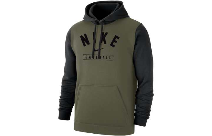Nike Nike Sweatshirts Men's Olive Green Hooded Moderate Regular