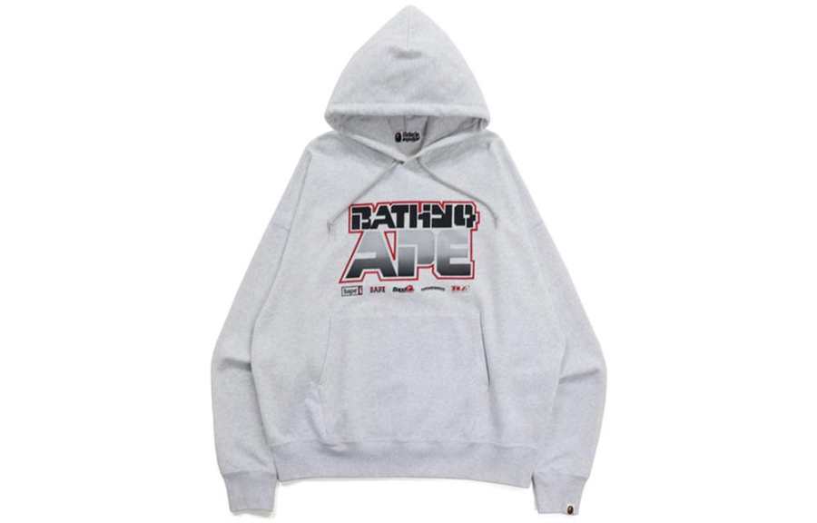 A BATHING APE Bape Graphic #1 Loose Fit Pullover Hoodie