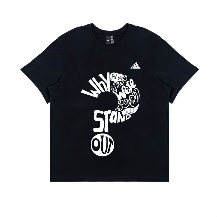 Adidas Adidas T Shirts Unisex Black Crew Neck Moderate Straight Fit
