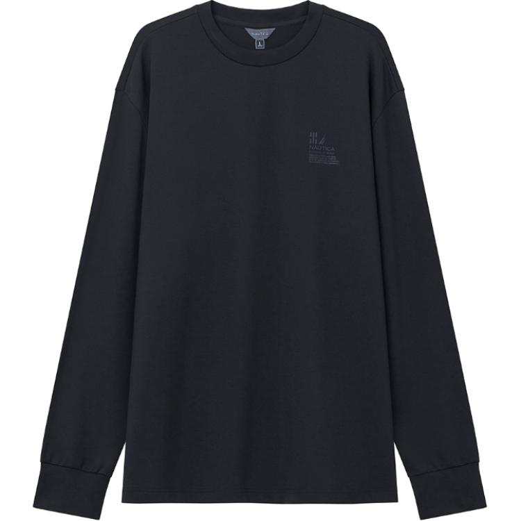 NAUTICA T Shirts Men's Crew Neck Moderate