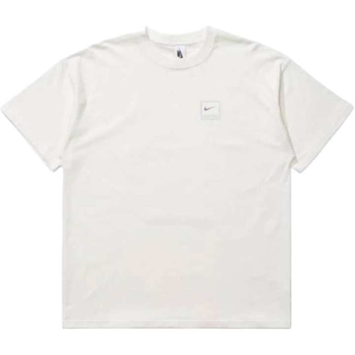 Nike Nike T Shirts Men's White Crew Neck Moderate Straight Fit