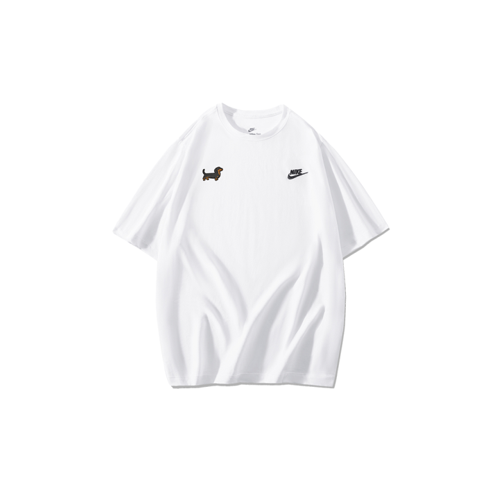 Nike Nike T Shirts Men's White Crew Neck Moderate Straight Fit