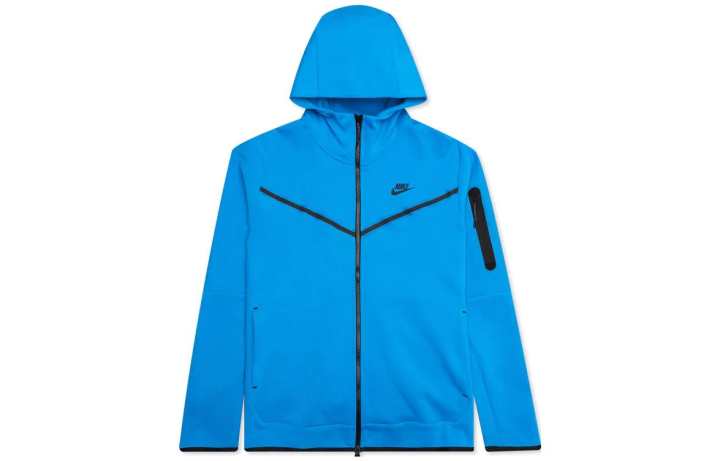 Nike Nike Sweatshirts Men's Blue Hooded Moderate Regular