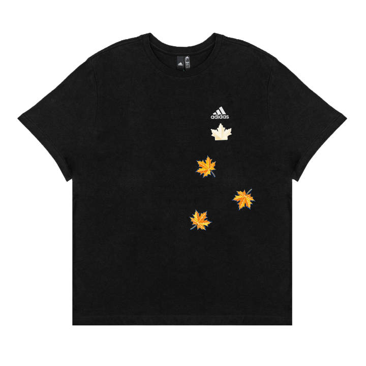 Adidas Adidas T Shirts Unisex Black Crew Neck Moderate Straight Fit
