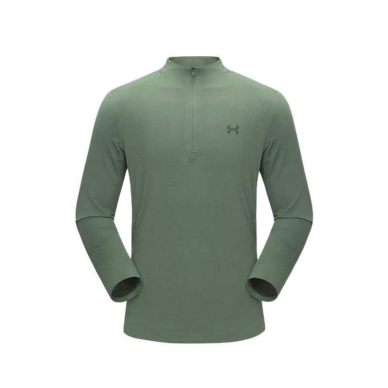 Under Armour SS25 T Shirt Men's Lead Gray Green