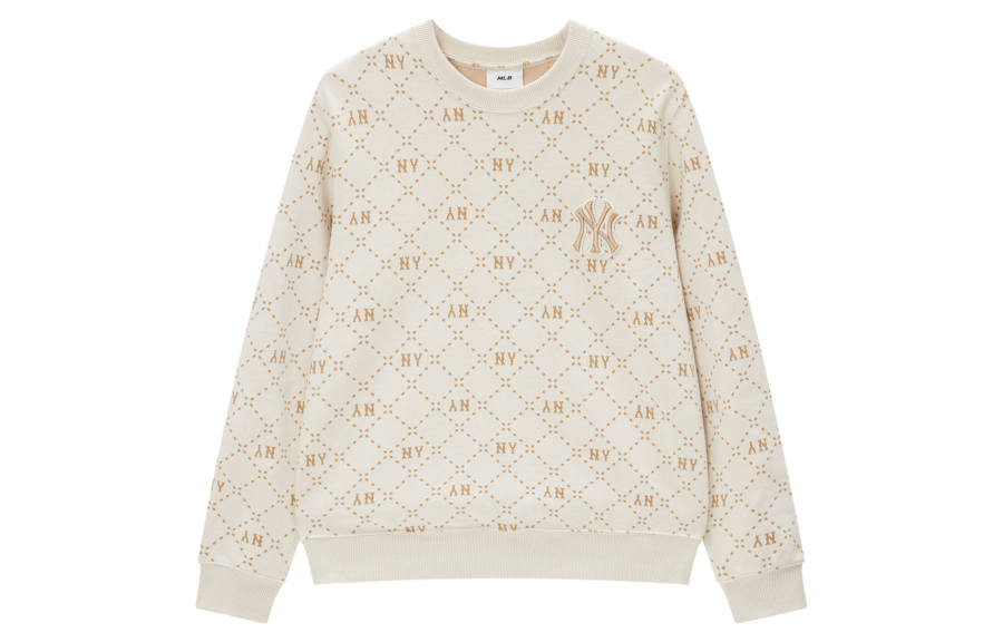 MLB MLB Sweatshirts Unisex Cream Crew Neck Moderate Other