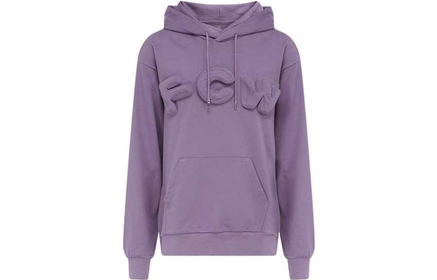 Feng Chen Wang Sweatshirts Men's Purple Hooded Moderate