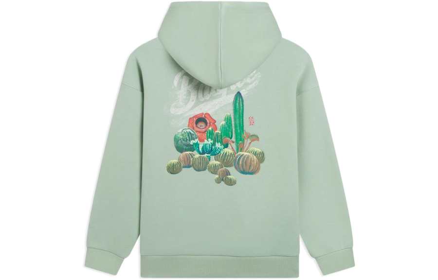 Li-Ning Li Ning Sweatshirt Fall Unisex Green