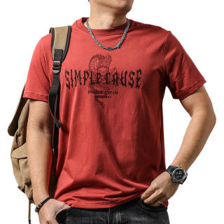 JIYAN Seasonal Words T-Shirt Men's Black