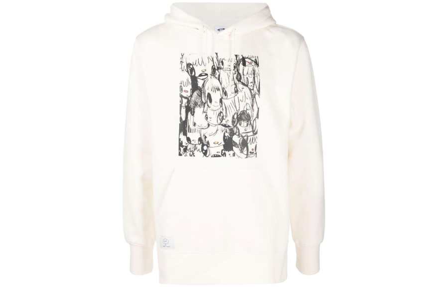 Vans X Javier Calleja Sweatshirts Men's White Hooded Moderate Regular