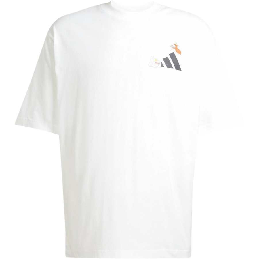 Adidas Adidas T Shirts Unisex White Crew Neck Moderate