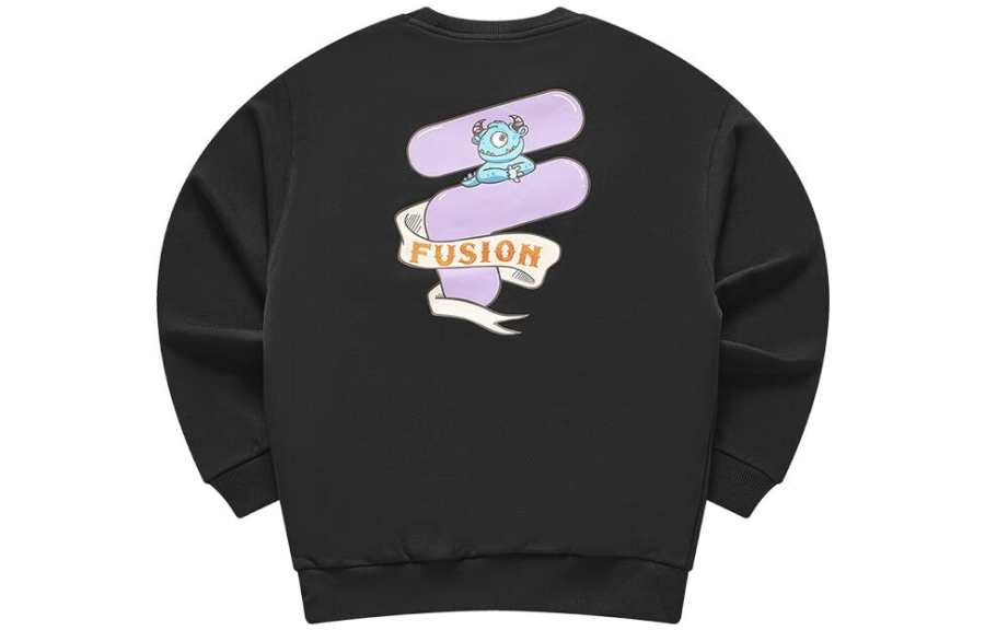 FILA FUSION Sweatshirt Unisex Jet Black