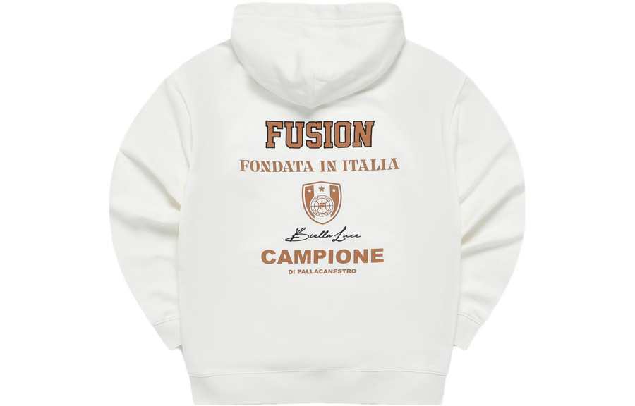 FILA FUSION BASEBALL Letter Print Sweatshirt Men's White