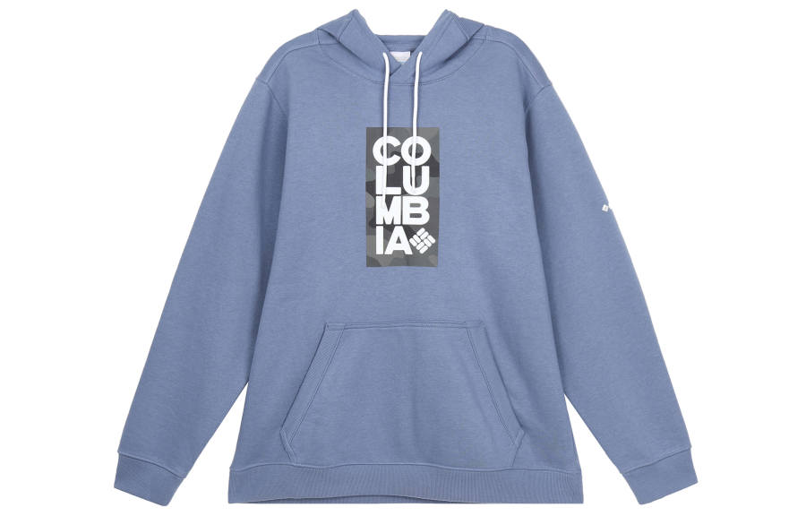 Columbia Sweatshirts Men's Light Blue Hooded Thickened Regular
