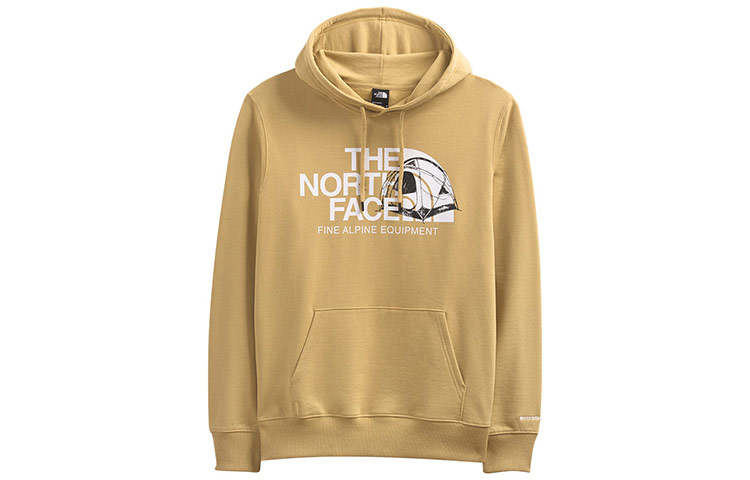 THE NORTH FACE Sweatshirts Men's Ginger Yellow Hooded Moderate Regular