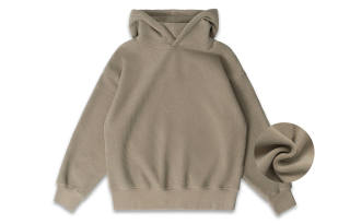 BD.POWER UP+ Sweatshirts Unisex Khaki Green Hooded Thickened Other