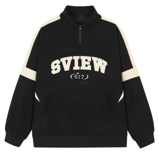 S.view Sweatshirts Unisex Stand Collar Moderate Regular