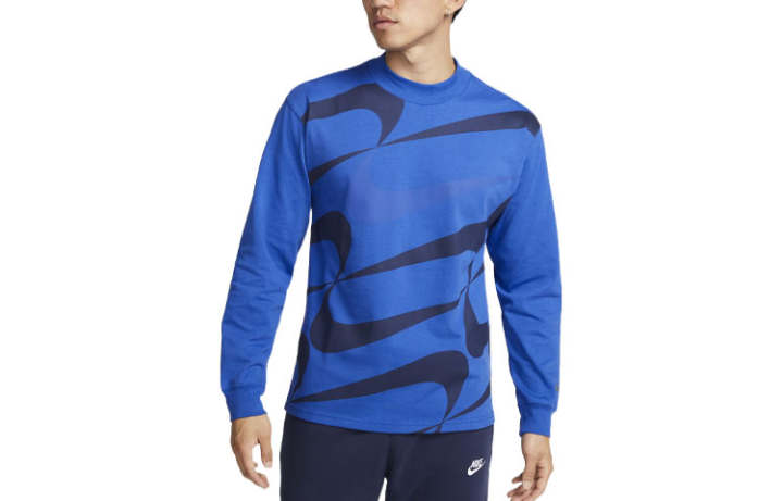 Nike Nike Sweatshirts Men's Blue Crew Neck Moderate