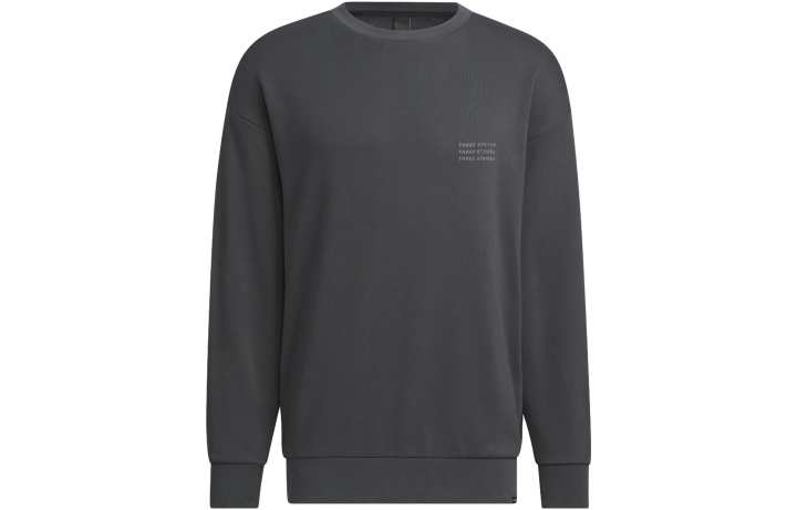 Adidas Adidas Sweatshirts Men's Black Crew Neck Moderate Regular