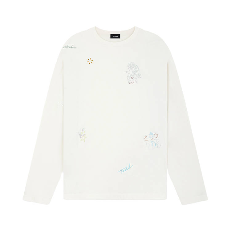 WE11DONE Rhinestone embellished T shirt