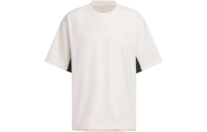 Adidas Adidas T Shirts Men's White Crew Neck Moderate Straight Fit