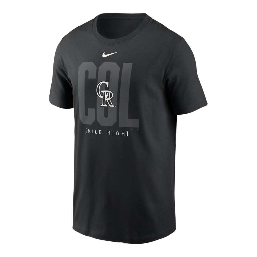 Nike Nike x MLB Colorado Rockies Fashion Local T Shirt Men's Black