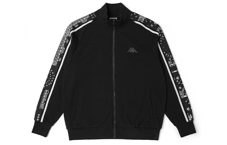 Kappa Sweatshirts Unisex Stand Collar Moderate Cardigan