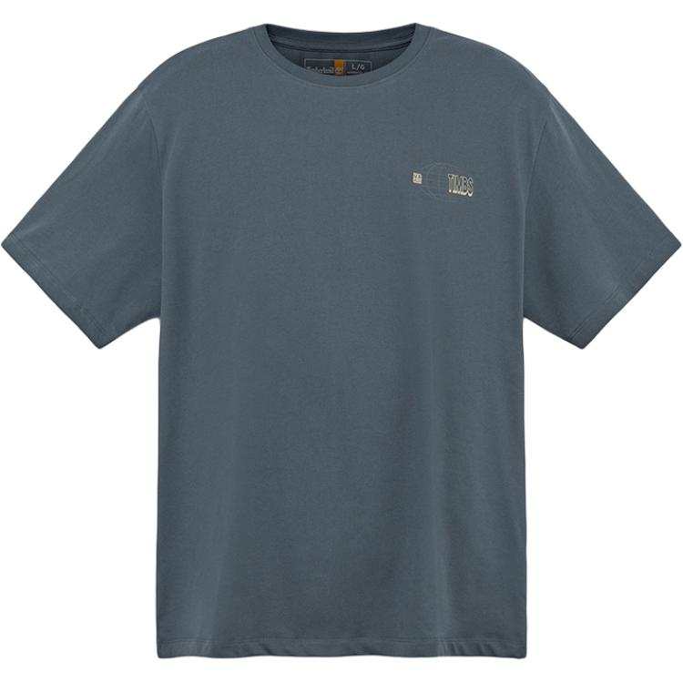 Timberland SS25 T Shirt Unisex Rock Cyan