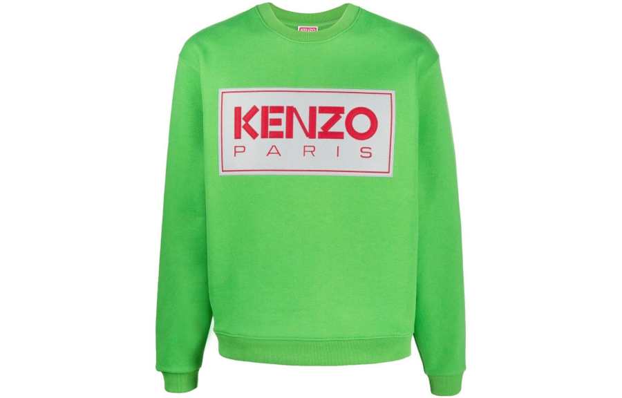 KENZO 【Previous Season】logo patch crew-neck sweatshirt