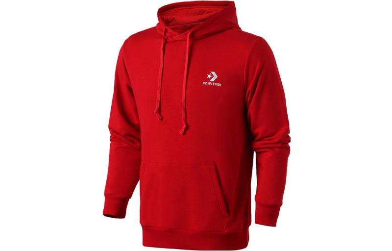 Converse Converse Sweatshirts Men's Red Hooded Moderate Regular