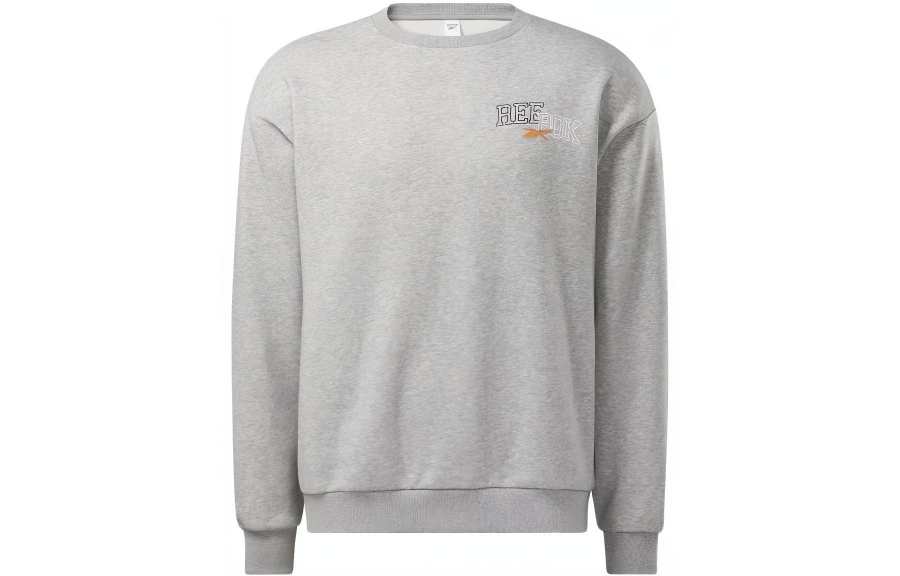 Reebok Reebok Sweatshirts Unisex Gray Crew Neck Moderate Regular