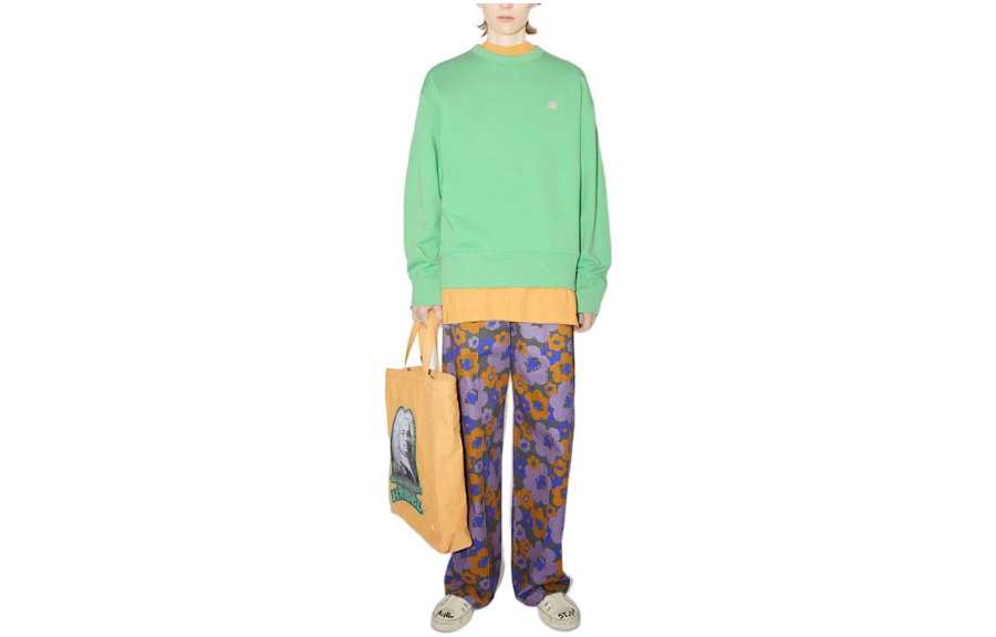 Acne Studios Acne Studios Sweatshirts Unisex Green Crew Neck Moderate Other