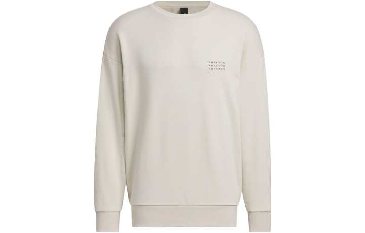 Adidas Adidas Sweatshirts Men's Clear Brown Crew Neck Moderate Regular