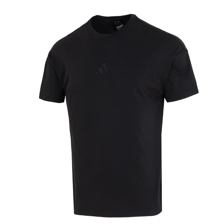 Adidas Adidas T Shirts Men's Black Crew Neck Moderate
