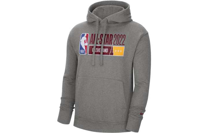 Nike Nike NBA Sweatshirts Men's Gray Hooded Moderate