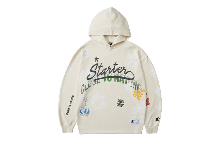 STARTER STARTER Sweatshirts Unisex Hooded Moderate Regular