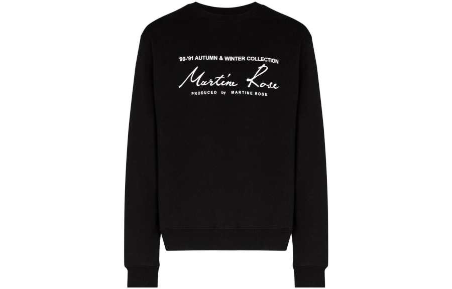 Martine Rose logo-print cotton sweatshirt