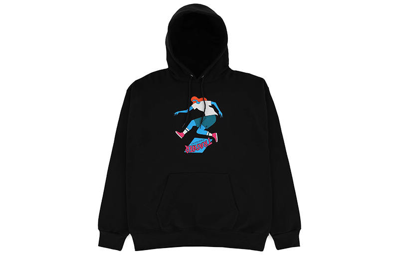 Thrasher Sweatshirts Unisex Black Hooded Moderate Regular