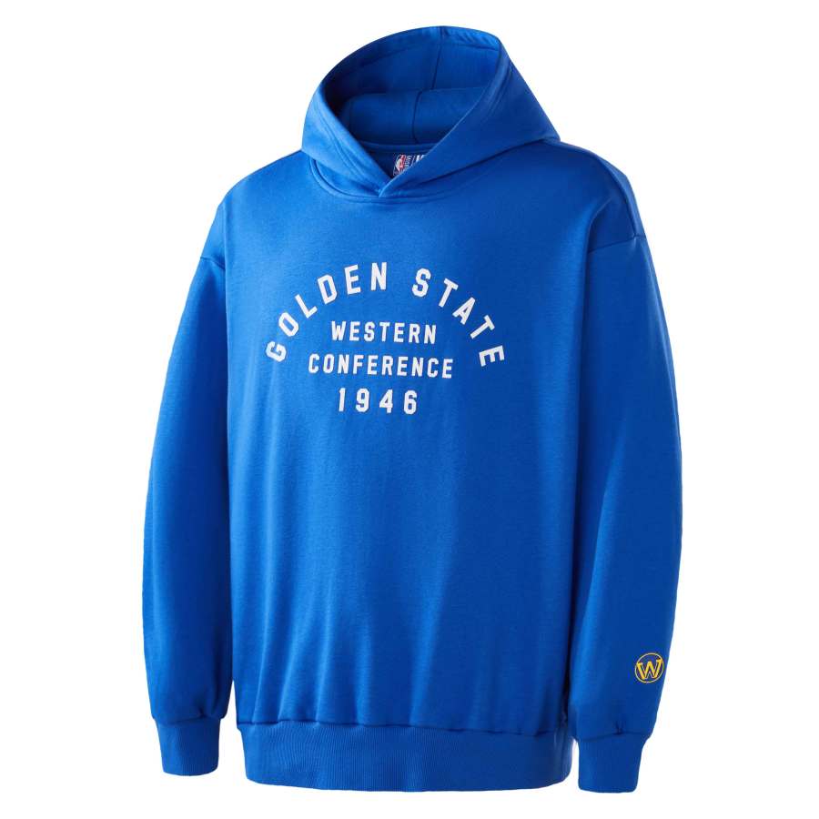 NBA Golden State Warriors Sweatshirts Unisex Blue Hooded Moderate Other