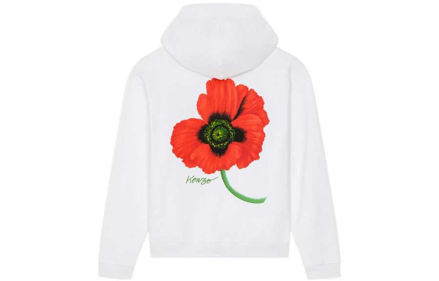KENZO 【Previous Season】'KENZO Poppy' graphic-print hoodie