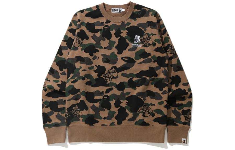 A BATHING APE A BATHING APE Sweatshirts Men's Crew Neck Moderate Regular