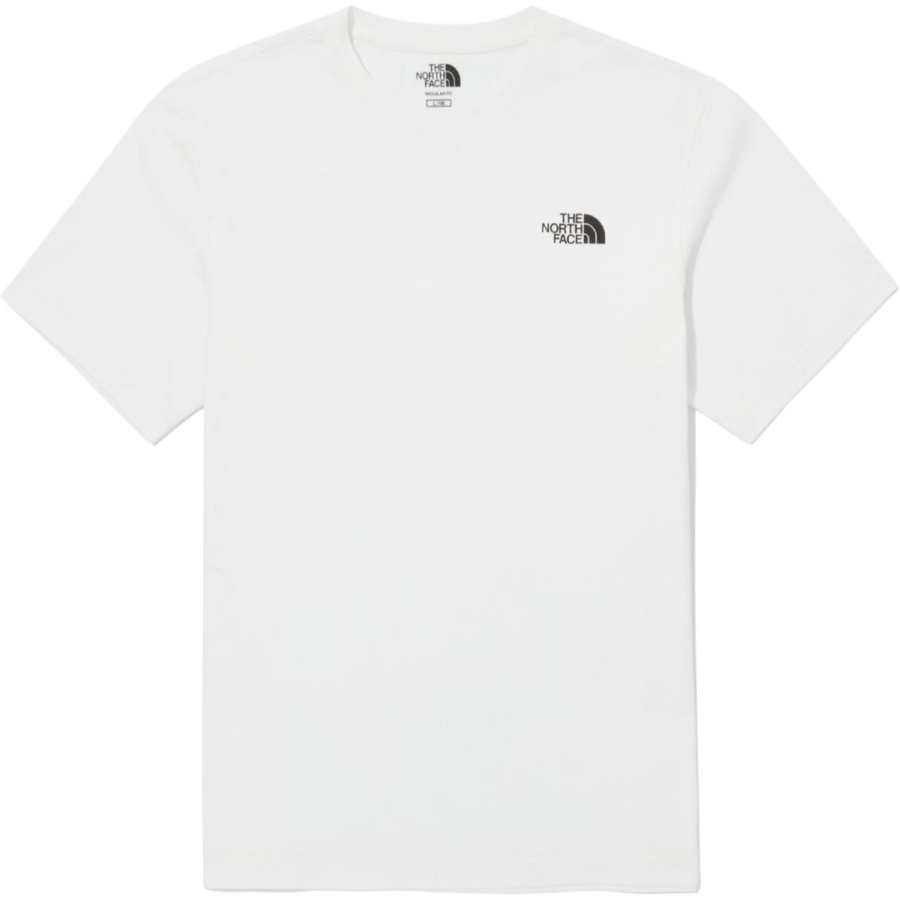 THE NORTH FACE Explorer Collection Cotton S/S R/Tee T Shirt Unisex White